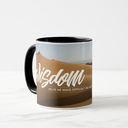 schwierige Entscheidungen treffen Tasse (Vorderseite Links)