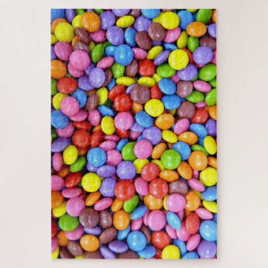 Schwierige, farbenfrohe Schokolade-Süßigkeiten Puzzle (Vertikal)