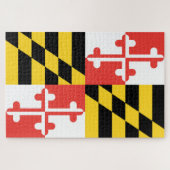 Schwierige Maryland-Flagge Puzzle (Horizontal)
