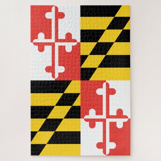 Schwierige Maryland-Flagge Puzzle (Vertikal)
