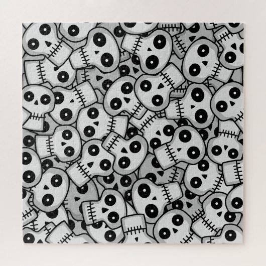 Schwierige Skulls Puzzle (Horizontal)