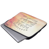 Schwierige Straße führen zu schöne Bestimmungsorte Laptopschutzhülle (Vorne Knopf)