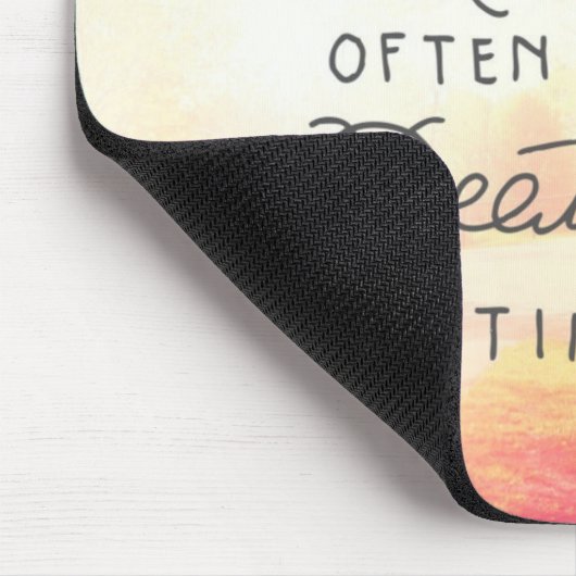 Schwierige Straße führen zu schöne Bestimmungsorte Mousepad (Ecke)