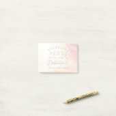 Schwierige Straße führt zu schönen Reisezielen Post-it Klebezettel (Auf Schreibtisch)