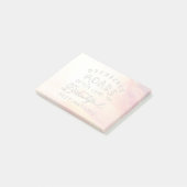 Schwierige Straße führt zu schönen Reisezielen Post-it Klebezettel (angewinkelt)