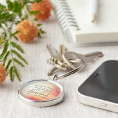 Schwierige Straße führt zu schönen Reisezielen Schlüsselanhänger (Seite)