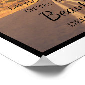 Schwierige Straßen führen zu schönen Destinationen Poster (Ecke)