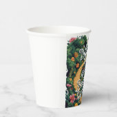 Schwierige Straßen- und Reiseziele Pappbecher (Rechts)