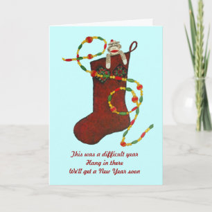 Schwierige Weihnachtskarte Feiertagskarte