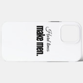 Schwierige Zeiten machen Männer. Case-Mate iPhone Hülle (Rückseite (Horizontal))