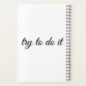 Schwierige Zeiten machen Männer. Notizblock (Rückseite)