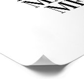 Schwierige Zeiten machen Männer. Poster (Ecke)