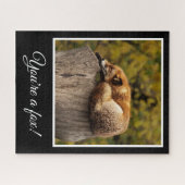 Schwieriger Fuchs - Du bist ein Fuchs - Deine Wort Puzzle (Horizontal)