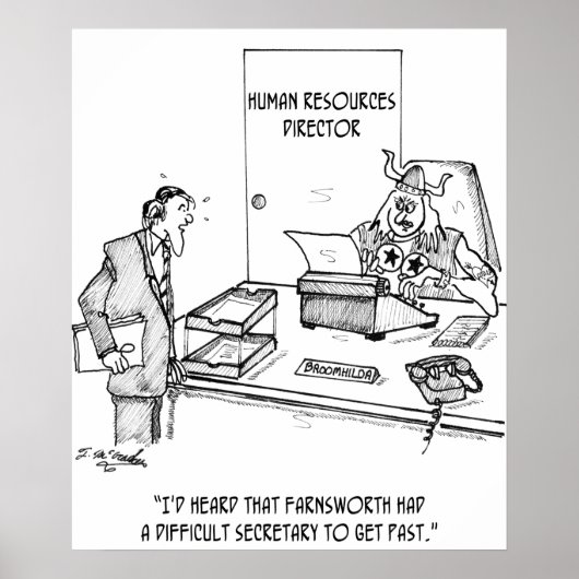 Schwieriger Minister Poster (Vorne)