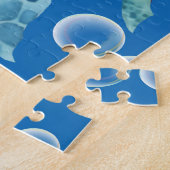 Schwieriger Whimsical Sea Turtle Jigsaw Puzzle (Seite)