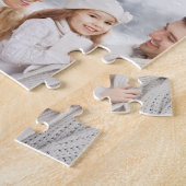 Schwieriges 18-Foto- und Familienmonogramm-Collage Puzzle (Seite)