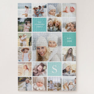 Schwieriges 18 Foto- und Familienmonographie Puzzle