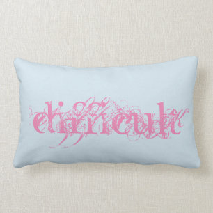 Schwieriges Frauen-Kissen zerquetschter Garten Lendenkissen