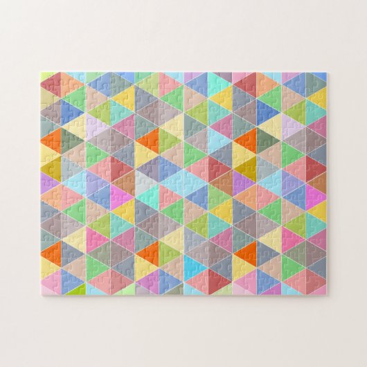 Schwieriges geometrisches Dreieck-Puzzle 252 pc Puzzle (Horizontal)