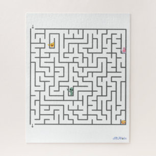 schwieriges Labyrinth-Rätsel Puzzle