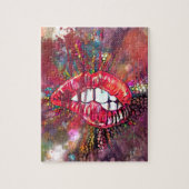 Schwieriges Lips Jigsaw Puzzle (Vertikal)