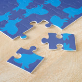 Schwieriges modernes Blue Bunny Puzzle (Seite)