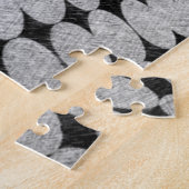 Schwieriges monochromatisches optische Illusion Puzzle (Seite)