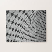 Schwieriges monochromatisches optische Illusion Puzzle (Horizontal)