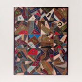 Schwieriges Patchwork American Crazy Quilt Puzzle (Vertikal)