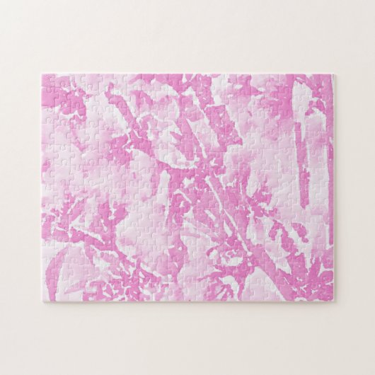 Schwieriges Pink Cherry Blossom Puzzle (Horizontal)