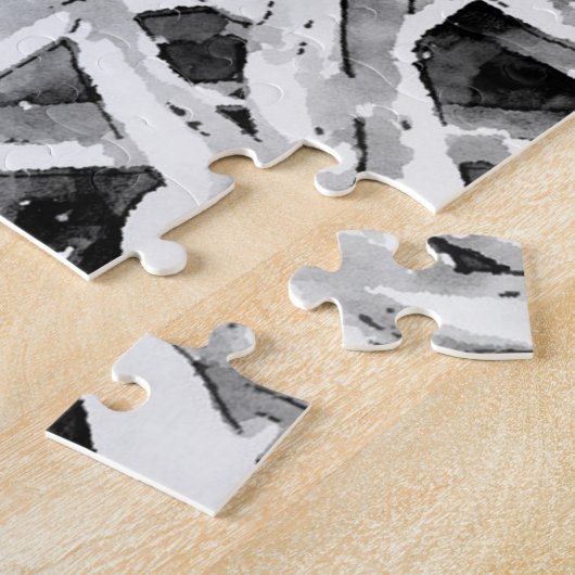 Schwieriges Puzzle botanischer Weißeis-Pflanze (Seite)