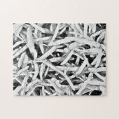 Schwieriges Puzzle botanischer Weißeis-Pflanze (Horizontal)