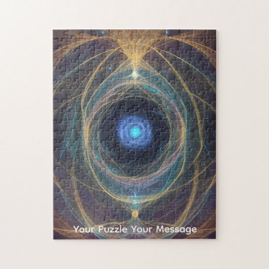 Schwieriges Puzzle "Cosmic Swirls" (Vertikal)