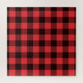 Schwieriges Puzzle Jigsaw - Lumberjack Kariert (Horizontal)