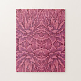 Schwieriges Red Agave Kaleidoscope Puzzle
