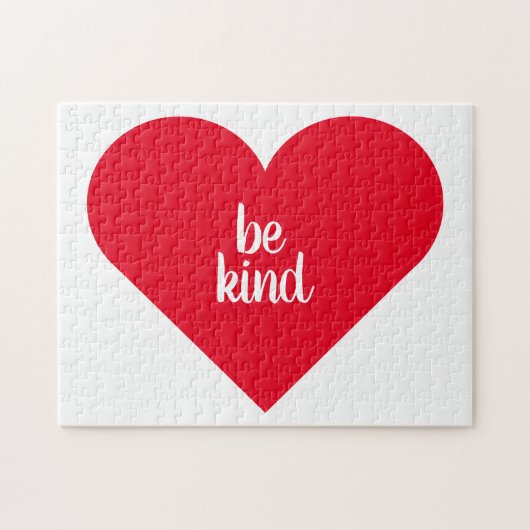 Schwieriges rotes Solid Color-Challenging Puzzle (Horizontal)