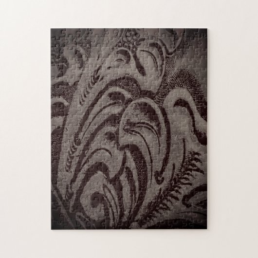 Schwieriges Rustikales Lederpuzzle Puzzle (Vertikal)