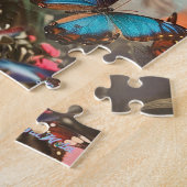schwieriges Schmetterlingspuzzle bunt entspannende Puzzle (Seite)