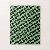 Schwieriges Schwarzes Bärenmuster-Puzzle Puzzle (Vertikal)