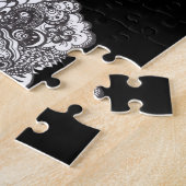 schwieriges Schwarzweiss-Puzzle Puzzle (Seite)