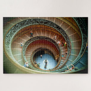 Schwieriges Vatikan Spiraltreppen 3-D Artwork Puzz Puzzle