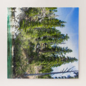 Schwierigkeit Lake Tahoe Forest Square Puzzle (Horizontal)