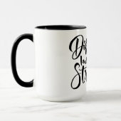 Schwierigkeiten machen mich stärker tasse (Links)