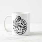 Schwierigkeiten und Gespräche zum Muttertag Kaffeetasse (Links)