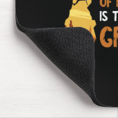 Schwierigster Teil Fels Klettern Bergsteigen Bould Mousepad (Ecke)