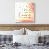 Schwierit Road Lead To Beautiful Destinationen Leinwanddruck (Insitu (Schlafzimmer))