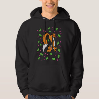 Schwimender Frühjahrsfuchs Hoodie