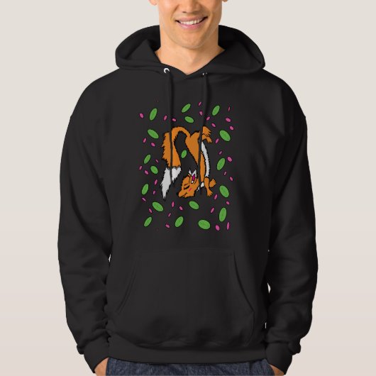 Schwimender Frühjahrsfuchs Hoodie (Vorderseite)