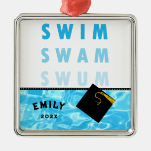 Schwimm-Abschluss Ornament Aus Metall