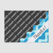 Schwimm-Coach oder Tauchcoach dank Tissue Paper Seidenpapier (Vorderseite)